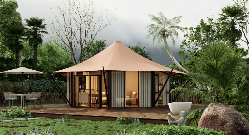 新疆异形篷房定制：专属设计赋能，打造城市户外专属名片